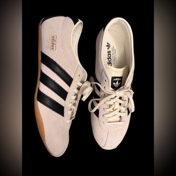 Adidas Tokyo Cream and Black Women's Sneakers - Picture 3 of 7